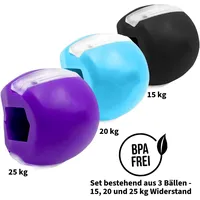 Jawstar - Jawline Trainer (3er Set)