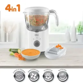 Chicco - Dampfgarer und Mixer 4in1 EASY MEAL - Weiß