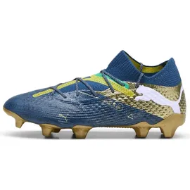 Puma Future 7 Ultimate AG/FG Herren Blau/Gelb/Grün/Gold 47