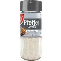 GutundGünstig Pfeffer weiß, gemahlener Pfeffer im Streuer, 50g