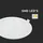 V-Tac Mini-led-panel 1 rund weiß Aluminium