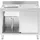 Royal Catering Spülenschrank 1 Becken - - Edelstahl 100 x 60 cm