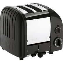 Dualit Classic Toaster Premium 2-Schlitz inkl. Gratis Schwarz
