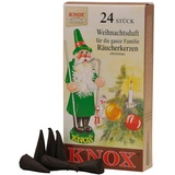 KNOX Räucherkerzen Weihnachtsduft 24 Stück, Adventskalenderfüllung Adventskalender Befüllen