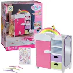 Zapf Creation BABY BORN Puppen Schrank Regenbogen, mehrfarbig