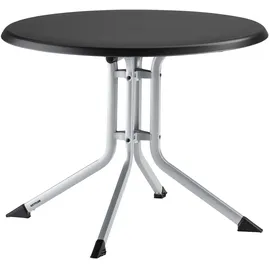 Kettler Klapptisch Ø 70 x 74 cm Silber/Anthrazit