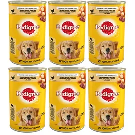 PEDIGREE Adult Dose 400g x 12 - Huhn und Gemüse in Gelatine Nassfutter für Hunde