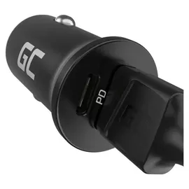 Green Cell - USB-Ladegerät, 38 W 1x USB-C USB-A schwarz