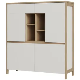 Home Affaire Highboard 111 x 125 x 39 cm Weiß