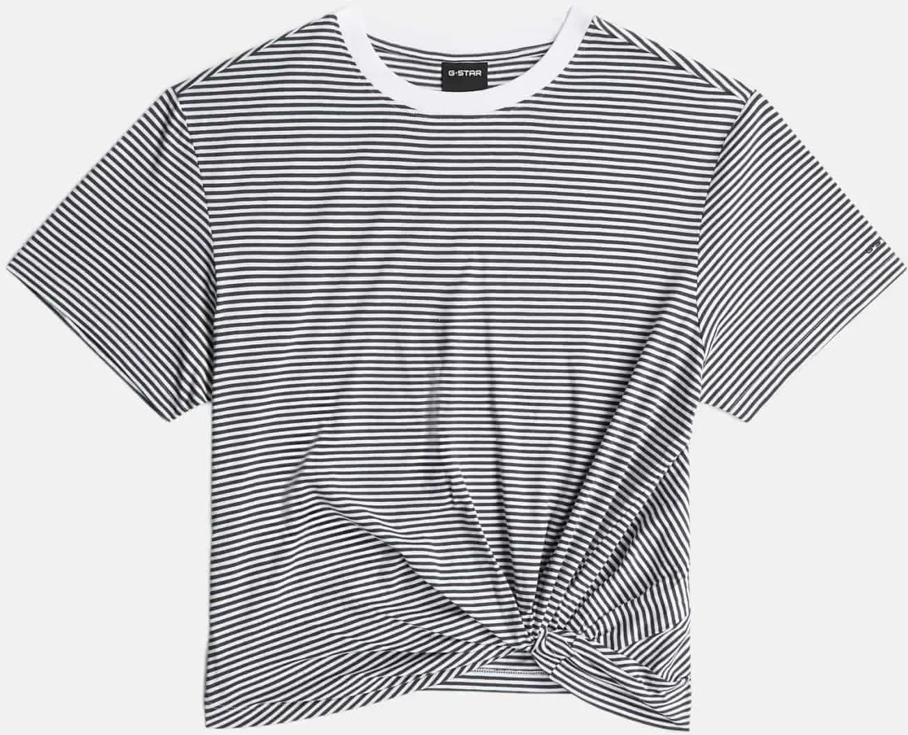 Gestreiftes T-Shirt Grau XL