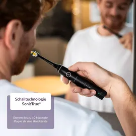 TrueLife SonicBrush Compact schwarz + Aufsteckbürsten 3 St.