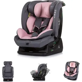 Chipolino Kindersitz i-Size Aviato (40 - 150 cm) Gruppe 0/1/2/3, verstellbar rosa - Rosa