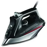 Rowenta DW8210D1 Dampfbügeleisen, Microsteam 400 Soleplate 2 m, 200 g/min, Schwarz, Rot,