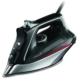 Rowenta DW8210D1 Dampfbügeleisen, Microsteam 400 Soleplate 2 m, 200 g/min, Schwarz, Rot,