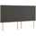 vidaXL Boxspringbett mit Matratze Dunkelgrau 180x200 cm Samt