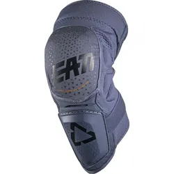 Leatt 3DF Hybrid Motocross Knieprotektoren, grau-blau, Größe 2XL für Männer