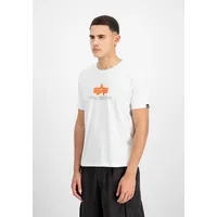 Alpha Industries Basic Rubber Kurzarm-T-Shirt White M
