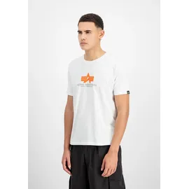 Alpha Industries Basic Rubber Kurzarm-T-Shirt White M