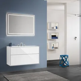 Villeroy & Boch Waschtischunterschrank 2 Auszüge 99,6 x 59,1 x 49,8 cm Braun