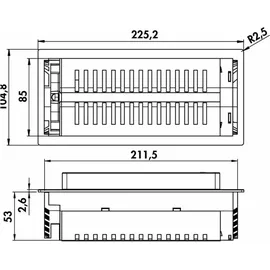 EVOline BackFlip 2,50 m Edelstahl 2 St.