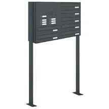 AL Briefkastensysteme Durchwurfbriefkasten 7016 Anthrazitgrau