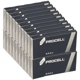 Duracell 200x Procell AAA MN2400 Micro Batterie