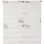 K-HOME Doppelrollo Denia 40 x 200 cm Blume/Petrol-Grau