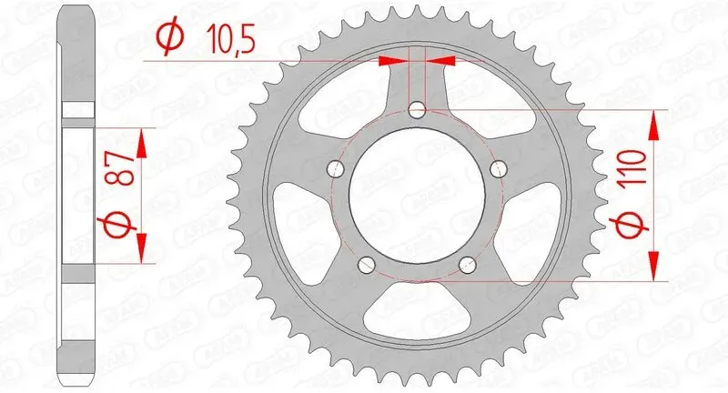 AFAM Standard-Stahlkrone 14601 - 530