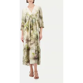Monari Maxikleid Tropisches Muster Grün 36