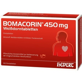 hevert-arzneimittel gmbh & co. kg BOMACORIN 450 mg Weißdorntabletten 100 St