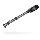 pro bikegear Dämpferpumpe TEAM, digitales Manometer, Minipumpe, Silver/Black
