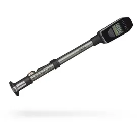 pro bikegear Dämpferpumpe TEAM, digitales Manometer, Minipumpe, Silver/Black