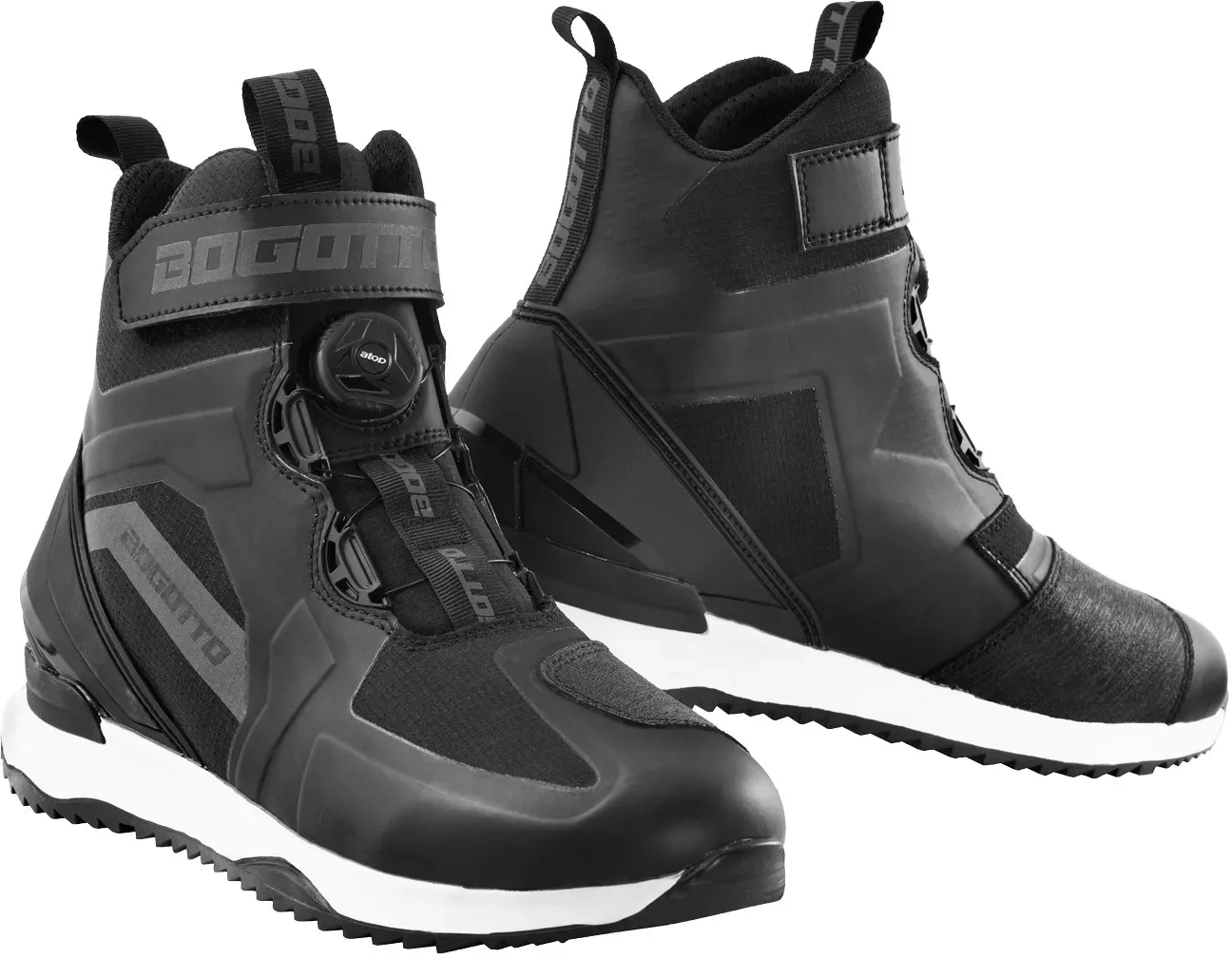 Bogotto Quickshift Motorrad Stiefel, schwarz, Größe 46 für Frauen