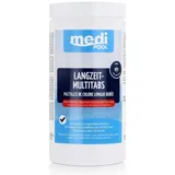 mediPool Poolpflege mediPOOL Langzeit-Multitabs 1kg - Algenverhütung und Flockung (1er Pac
