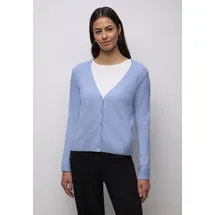 STREET ONE Kuscheliger V-Neck Cardigan Blau 44