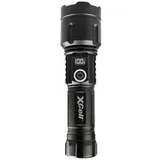 XCell LUNALUX Taschenlampe Große Reichweite, mit Stroboskopmodus, verstellbar akkubetrieben, batter
