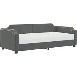 vidaXL Tagesbett 90 x 200 cm Dunkelgrau