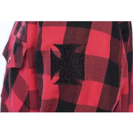West Coast Choppers Langarmhemd Rot / Schwarz M