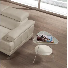 Egoitaliano Eckcouch Polyester mit Recamiere 3-Sitzer Grau