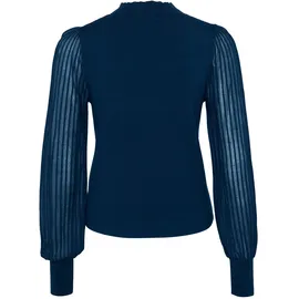 Zero Strickpullover mit transparenten Ärmeln 34