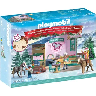 Playmobil Horses of Waterfall - Adventskalender Pferde: Weihnachtsbacken im Reitercafé