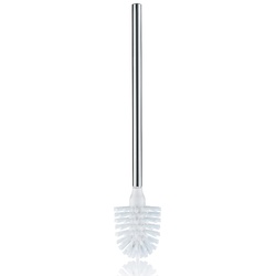 Wc-Bürste-Edelstahl Griff La Brosse PET-Kunststoff weiß Glänzend 42,5cm 8cmØ