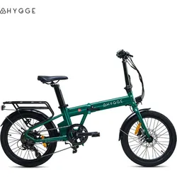 Hygge Virum 2024 Elektro-Faltrad. leichtes E-Bike GRÜN 00000