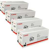 4 Canon Toner 067 Multipack K C M Y 4-farbig