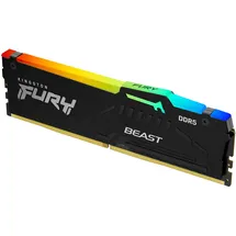 Kingston FURY Beast RGB DDR5 6000MT/s 16GB Modul (1x16GB) CL30 Schwarz KF560C30BBEA-16