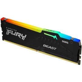 Kingston FURY Beast RGB DDR5 6000MT/s 16GB Modul (1x16GB) CL30 Schwarz KF560C30BBEA-16
