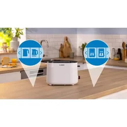 Bosch TAT2M121 Toaster 6 2 Scheibe(n) 950 W Weiß