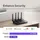 Gl.iNet GL-MT6000(Flint 2) WiFi 6 Router | Gaming-WLAN-Router | 2 x 2,5G Multi-Gig-Port + 4 x 1G Ethernet-Ports | Massengerätekonnektivität | Schnelles OpenVpn & WireGuard | 802.11ax