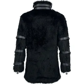 Gothicana by EMP Damen schwarze Übergangsjacke mit Schnallen XXL - schwarz - XXL
