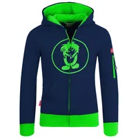 Trollkids Sweatjacke Sortland in Dunkelblau - 140